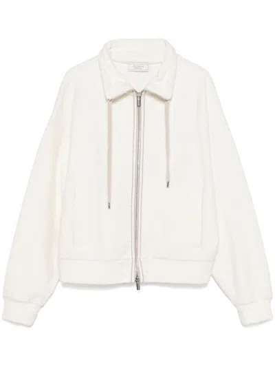 Peserico Punto Luce Jersey Sweatshirt In White