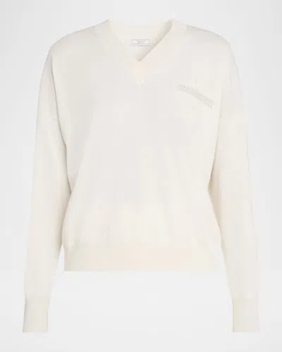 Peserico Punto Luce Wool-blend Knit Sweater In Multi
