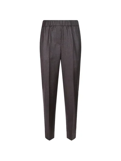 Peserico Punto Luce-detail Elasticated-waistband Trousers In Multi