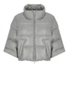 Peserico Woman Blouson In Grey