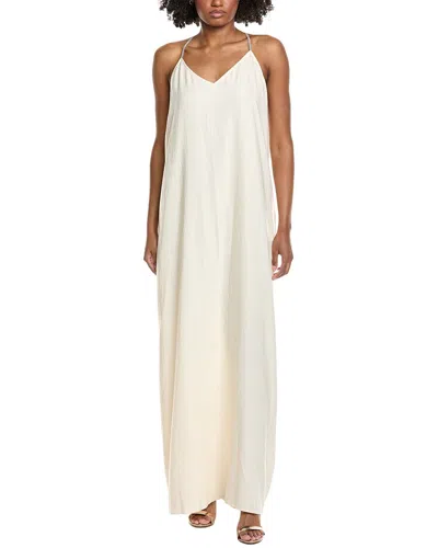 Peserico Racerback Maxi Dress In White