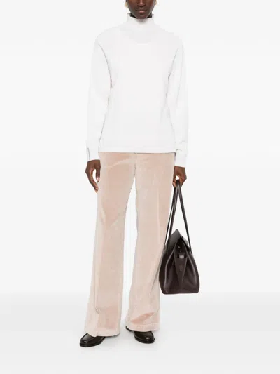 Peserico Raglan-sleeve High-neck Sweater In Neutral