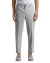 Peserico Technical Viscose Chino Trousers In Lunar Gray