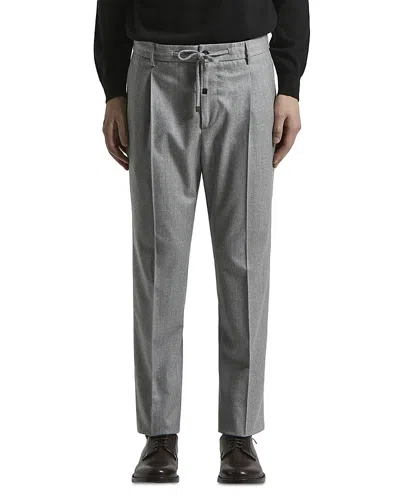 Peserico Relaxed Fit Drawstring Pants In Gray