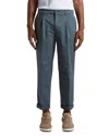 Peserico Relaxed Fit Garment Dyed Trousers In Aviator Blue