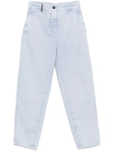 Peserico Light Blue Cotton Jeans