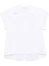 PESERICO RELAXED FIT WHITE SHIRT