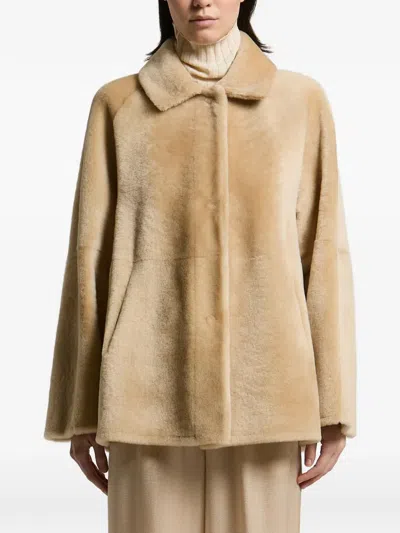 Peserico Reversible Jacket In Brown