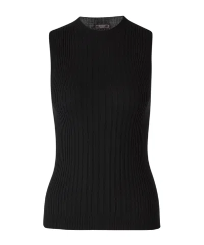 PESERICO PESERICO RIBBED SLEEVELESS TOP