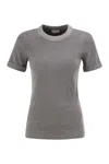 Peserico Rib Tshirt In Multi