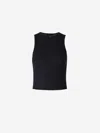 Shop Peserico Ribbed Cotton Top