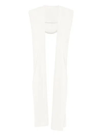 Peserico Ribbed Knit Cardigan In White