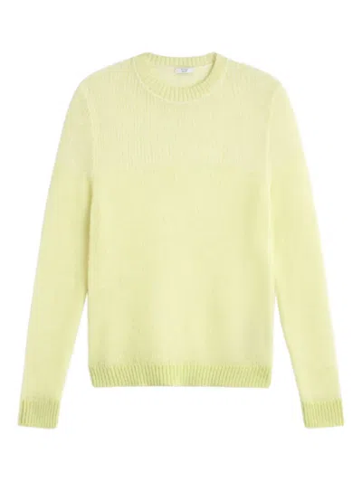 Peserico Ribbed-knit Jumper In Yellow