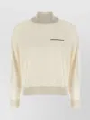 Peserico Lurex Details Turtleneck Sweater Sweaters And Cardigans White
