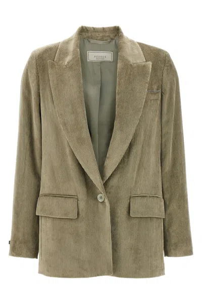 PESERICO RIBBED VELVET BLAZER