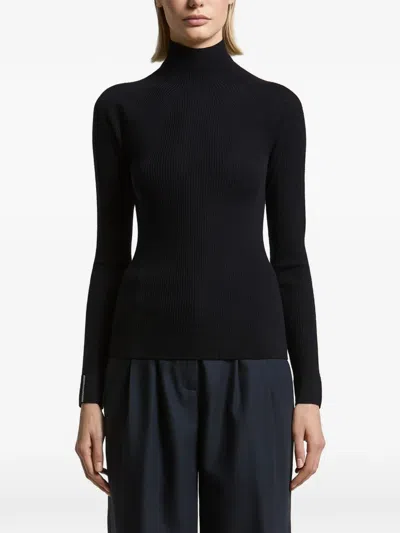 Peserico Gerippter Pullover In Black