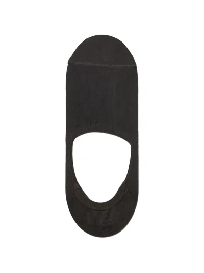 Peserico Ribbed-knit Low-cut Socks In Black