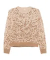 Peserico Lurex-detail Sweater In Nude
