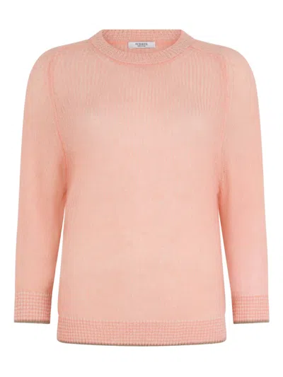 Peserico Round-neck Sweater In Multi