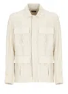Peserico Linen Blazer Elastic Waist