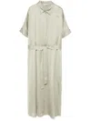 Peserico Satin Midi Dress