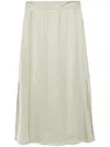 Peserico Maxi Skirt With Flowing Silhouette In 绿色