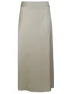 Peserico Satin Midi Skirt