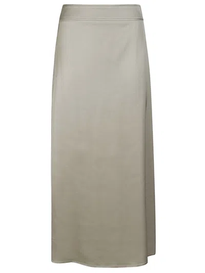 Peserico Satin Midi Skirt