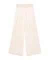Peserico Satin Trousers In White