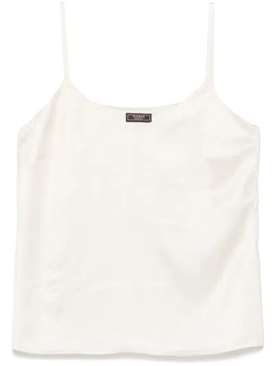 Peserico Satined Top In Neutrals