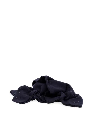 Peserico Scarf In Blue