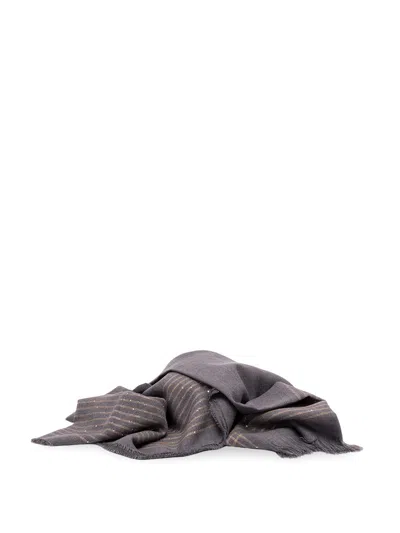 Peserico Scarf In Gray