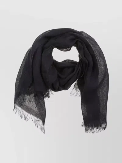 Peserico Scarf Lightness Preciousness Featuring Lurex In Black