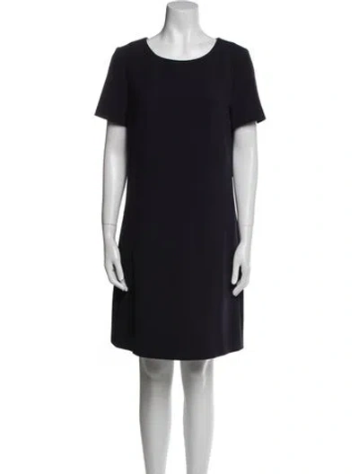 Pre-owned Peserico Scoop Neck Mini Dress In Multi