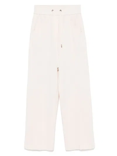 Peserico Seam-detail Track Pants In Neutrals