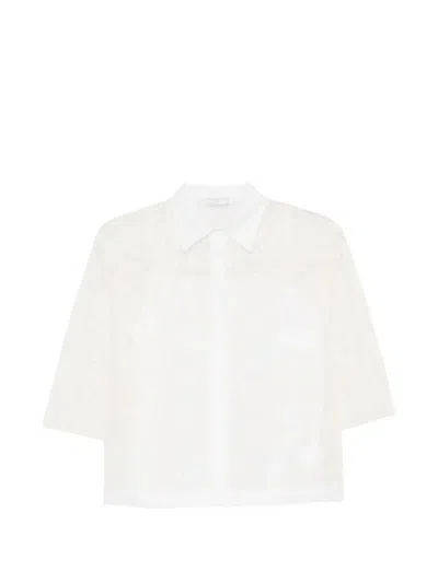 Peserico Sequin Button-up Shirt In Neutral