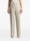 Peserico Sequin-detail Trousers In Neutral