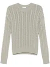 Shop Peserico Sequin-embellished Sweater In Green