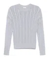 Peserico Sequin-embellished Sweater In White