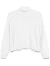 Peserico Sequin-embellished Sweater In White
