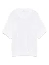 Peserico Sequin-embellished T-shirt In White