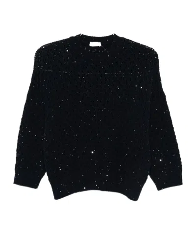 PESERICO SEQUIN-EMBELLISHED WOOL SWEATER