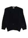 Peserico Sequin-embellished Wool Sweater In Multi