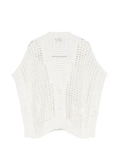 Peserico Sequin-embellishment Vest In Multi