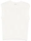 Peserico Sequined Knitted Top In White