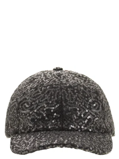 PESERICO SEQUINNED BASEBALL CAP