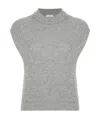 Peserico Sequinned Sweater In Gray