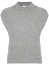Peserico Sequinned Sweater In Grey