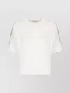 Peserico Sheer Crewneck Knitwear Raglan Sleeves In White