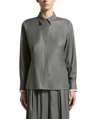 Peserico Long-sleeved Shirt In Multi